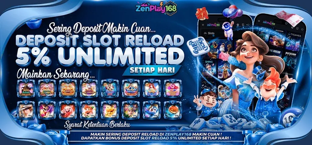<p>5% SLOT RELOAD BONUS</p>