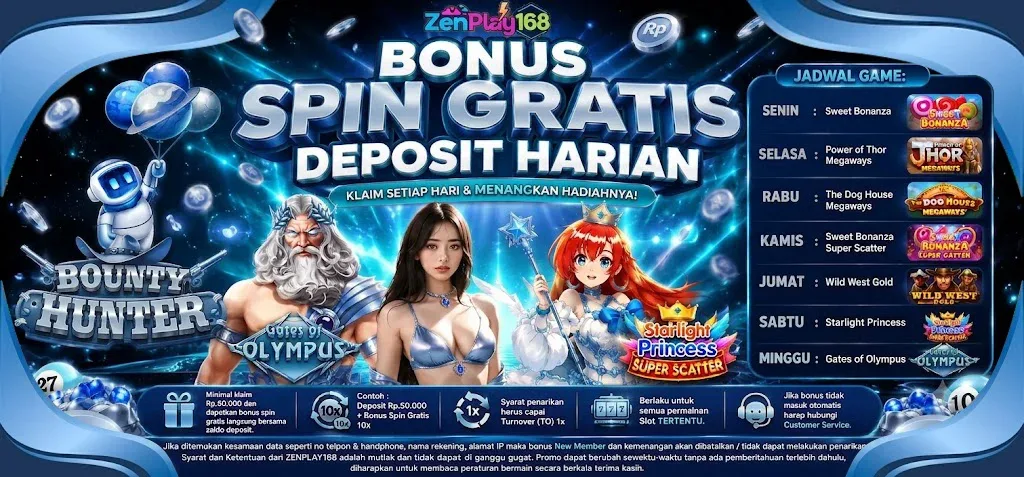 <p>DAILY DEPOSIT FREE SPIN BONUS</p>